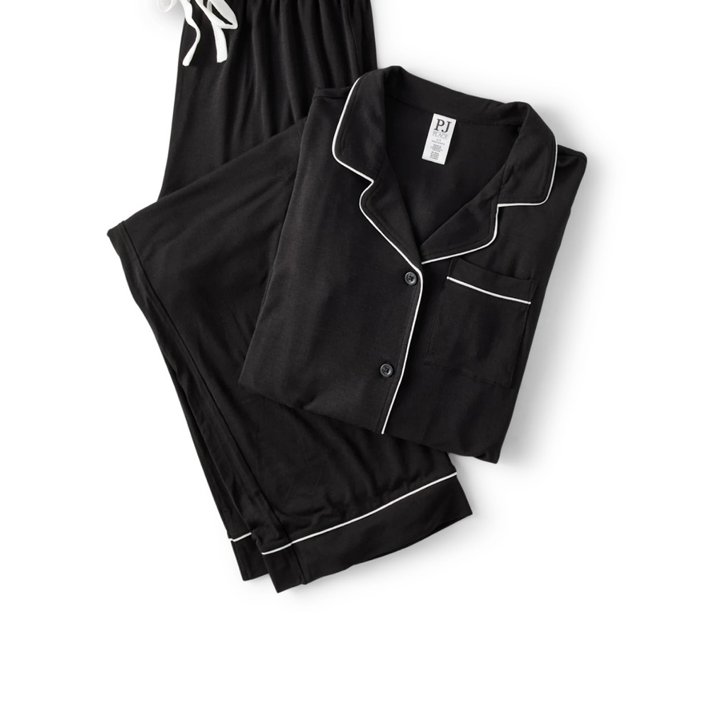 NWT Womens PJ Place Black Pajama Set-